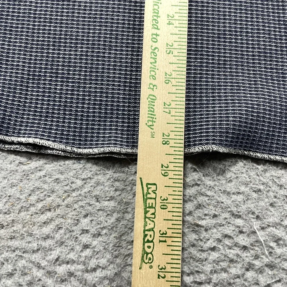Polo Jeans Co Ralph Lauren Thermal Shirt Mens 2XL Blue Waffle Knit Long Slv VTG